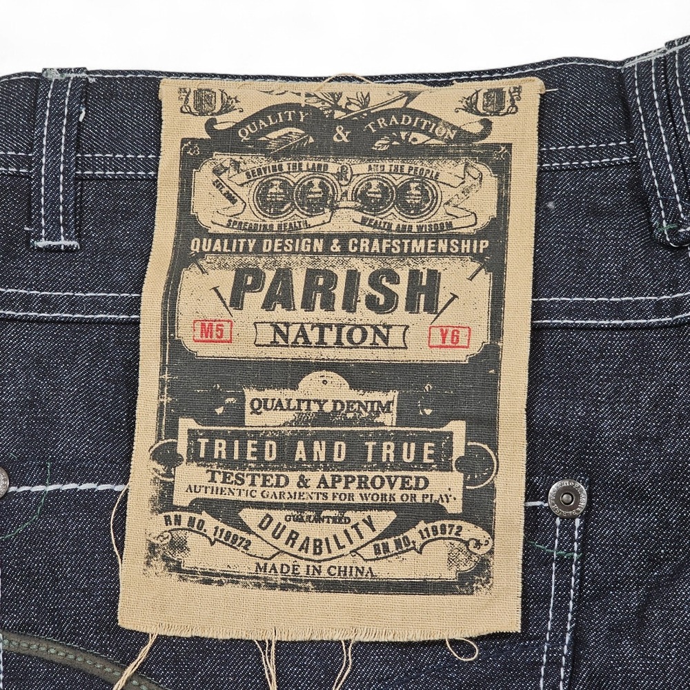 NWOT Parish Nation Denim Jeans Size 40 Menswear Quality Craftsmanship - Picture 2 of 15